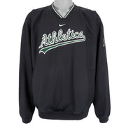 Nike - Oakland Athletics Pullover Windbreaker 1990s Large Vintage Retro Baseball