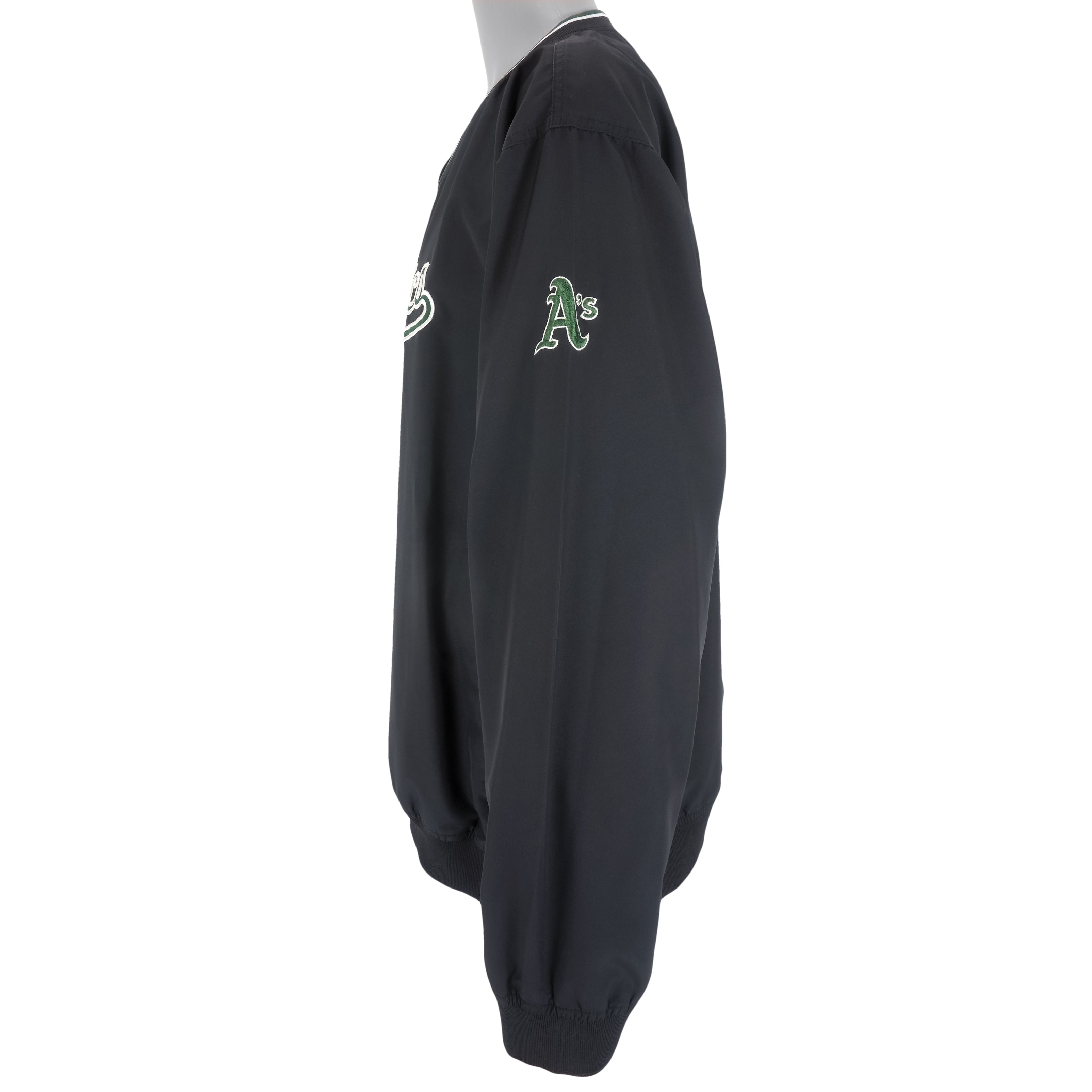 Nike - Oakland Athletics Pullover Windbreaker 1990s Large Vintage Retro Baseball