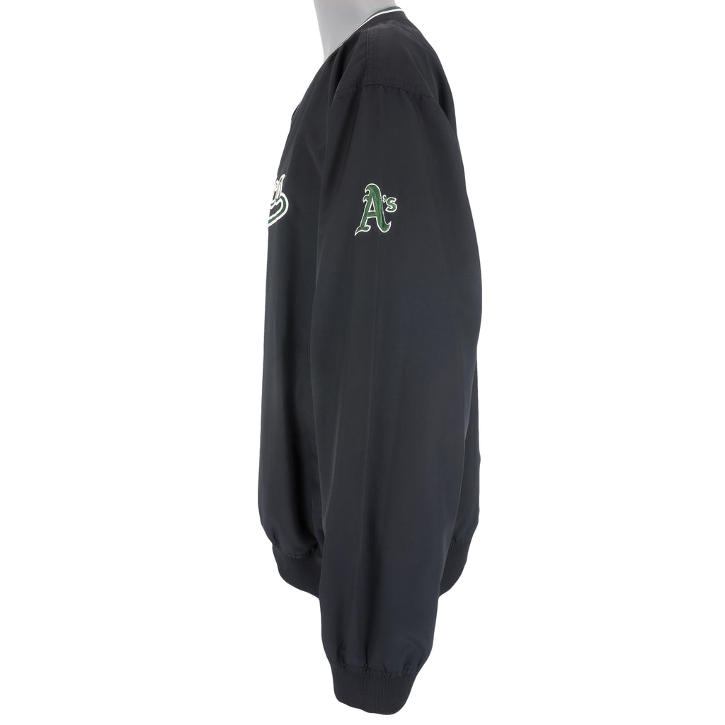 Nike - Oakland Athletics Pullover Windbreaker 1990s Large Vintage Retro Baseball