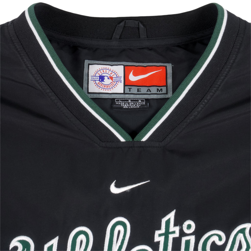 Nike - Oakland Athletics Pullover Windbreaker 1990s Large Vintage Retro Baseball