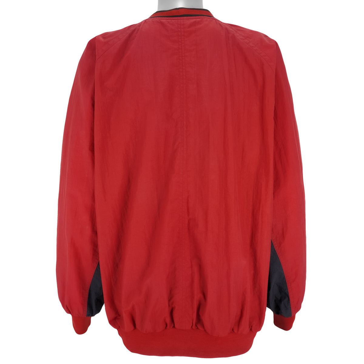 Nike - Red Pullover Windbreaker 1990s X-Large Vintage Retro