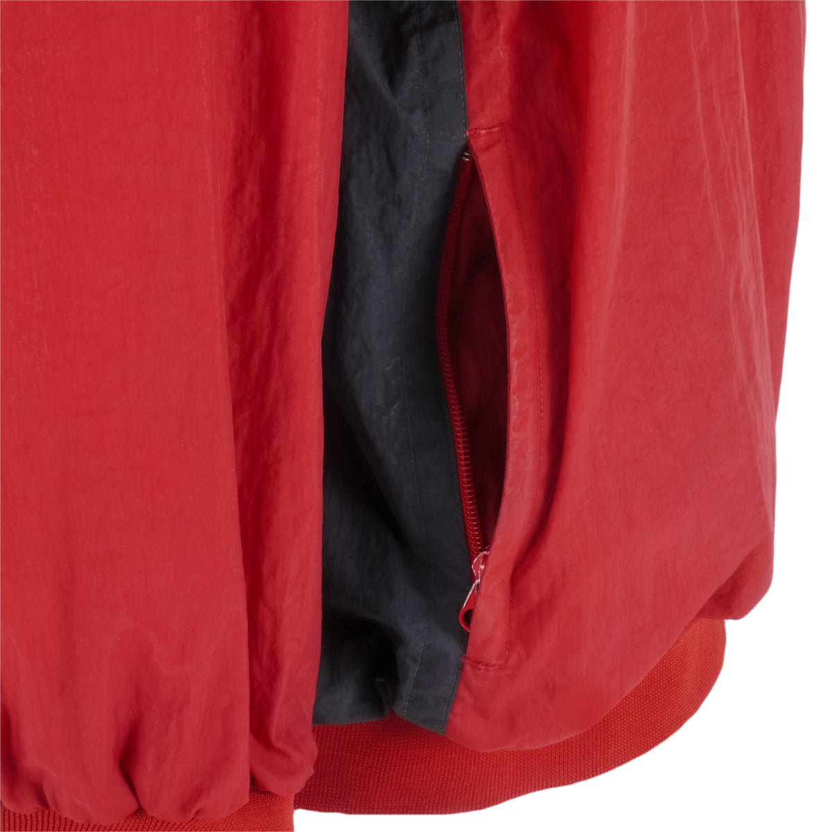 Nike - Red Pullover Windbreaker 1990s X-Large Vintage Retro