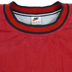 Nike - Red Pullover Windbreaker 1990s X-Large Vintage Retro