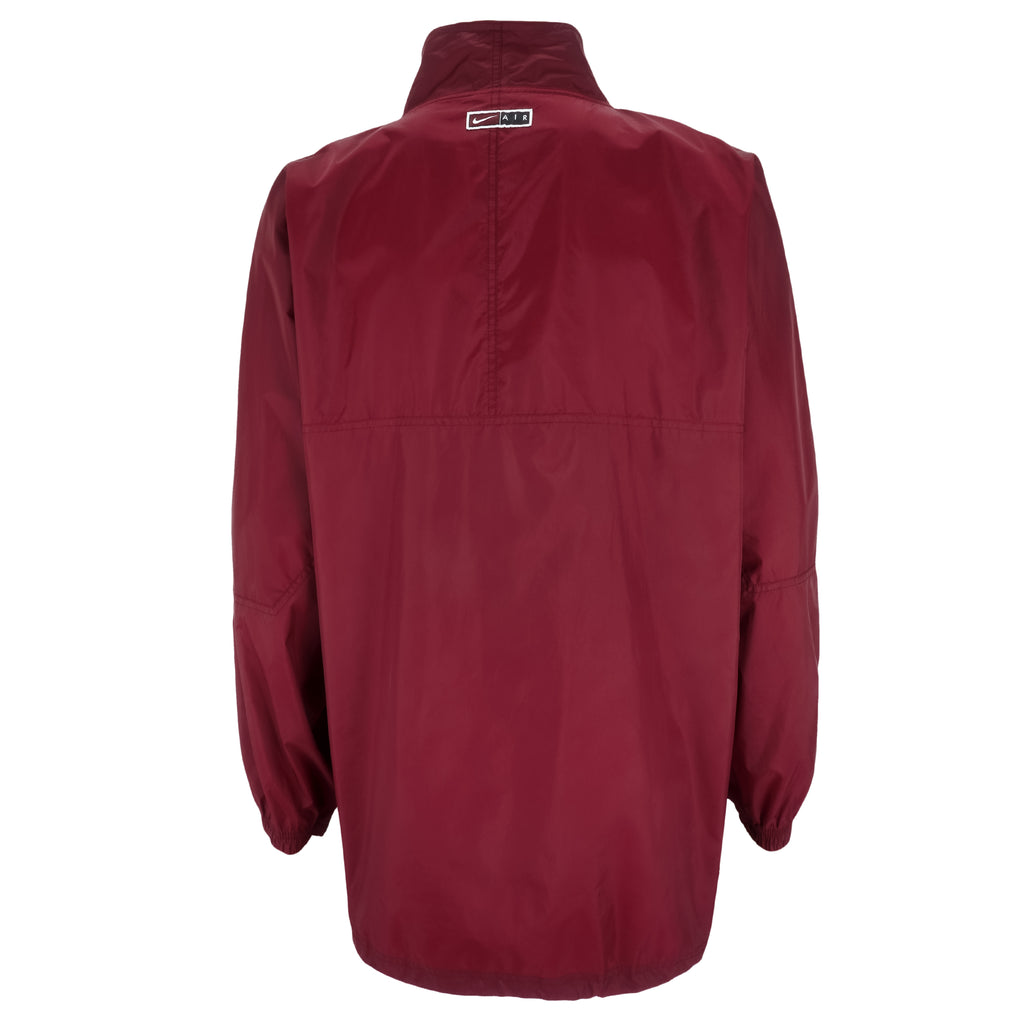 Nike - Red 1/4 Zip Windbreaker 1990s Large Vintage Retro