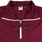Nike - Red 1/4 Zip Windbreaker 1990s Large Vintage Retro