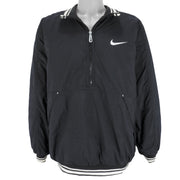Nike - Black Big Logo Pullover Windbreaker 1990s X-Large Vintage Retro