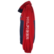 Tommy Hilfiger - Blue & Red Big Logo Jacket 1990s X-Large Vintage Retro