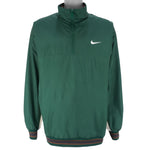 Nike - Green 1/4 Zip Pullover Windbreaker 1990s XX-Large Vintage Retro