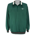 Nike - Green 1/4 Zip Pullover Windbreaker 1990s XX-Large Vintage Retro