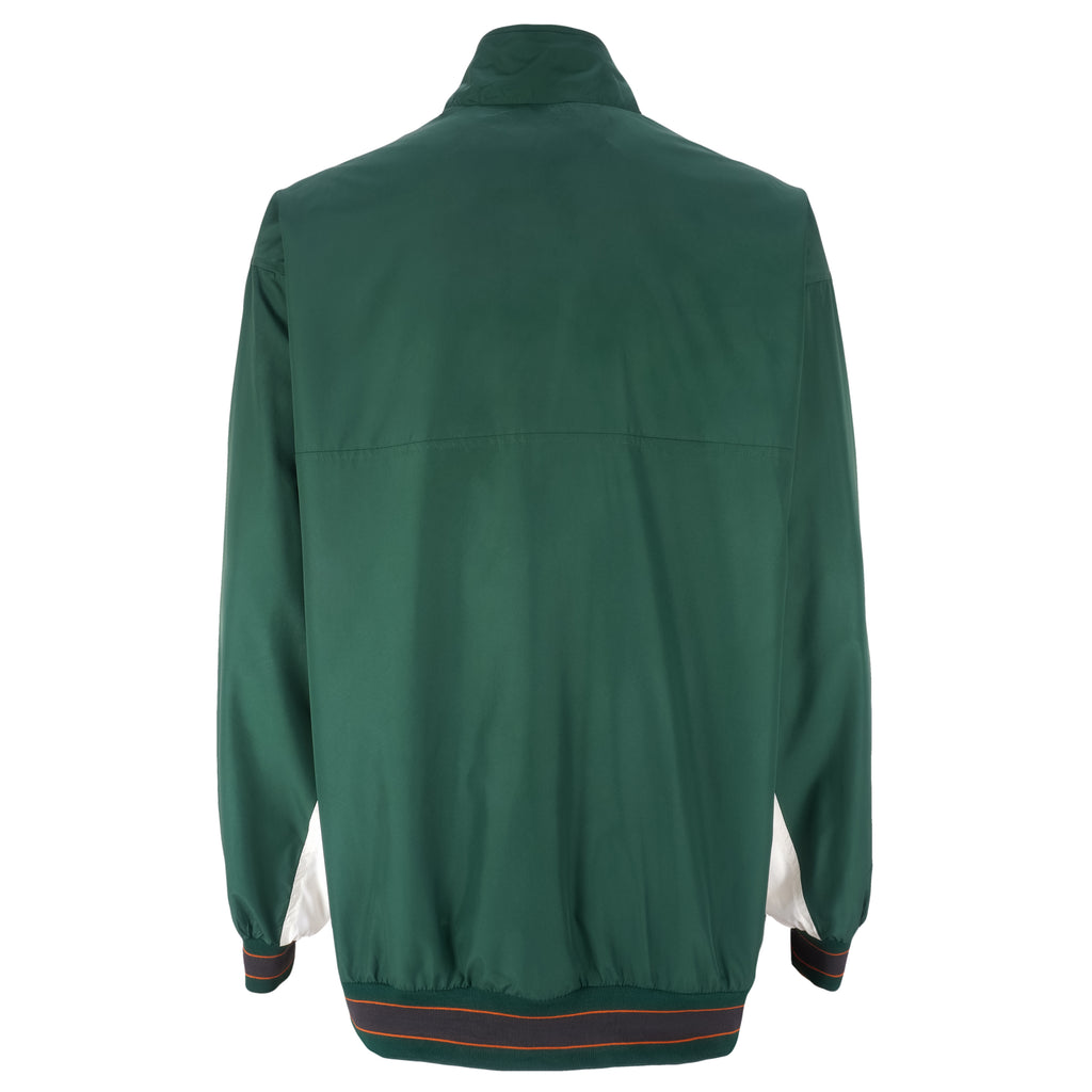 Nike - Green 1/4 Zip Pullover Windbreaker 1990s XX-Large Vintage Retro