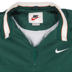 Nike - Green 1/4 Zip Pullover Windbreaker 1990s XX-Large Vintage Retro