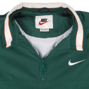 Nike - Green 1/4 Zip Pullover Windbreaker 1990s XX-Large Vintage Retro