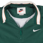 Nike - Green 1/4 Zip Pullover Windbreaker 1990s XX-Large Vintage Retro