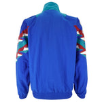 Adidas -  Blue & Red Colorblock Windbreaker 1990s Medium Vintage Retro