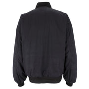 Nike - Black Zip-Up Reversible 1990s Large Vintage Retro