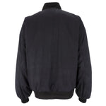 Nike - Black Zip-Up Reversible 1990s Large Vintage Retro