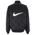 Nike - Black Zip-Up Reversible 1990s Large Vintage Retro