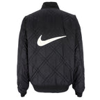 Nike - Black Zip-Up Reversible 1990s Large Vintage Retro