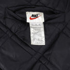 Nike - Black Zip-Up Reversible 1990s Large Vintage Retro
