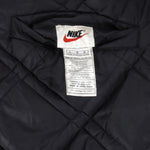 Nike - Black Zip-Up Reversible 1990s Large Vintage Retro