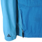 Nike - ACG Blue Hooded Windbreaker 1990s X-Large Vintage Retro