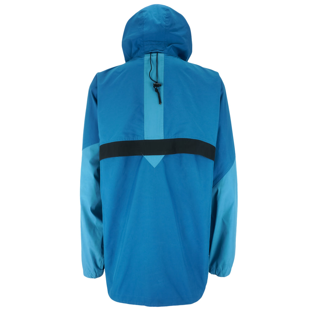 Nike - ACG Blue Hooded Windbreaker 1990s X-Large Vintage Retro
