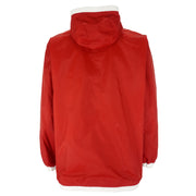 Nike - Red & Grey 1/2 Zip Reversible Jacket 1990s Large Vintage Retro