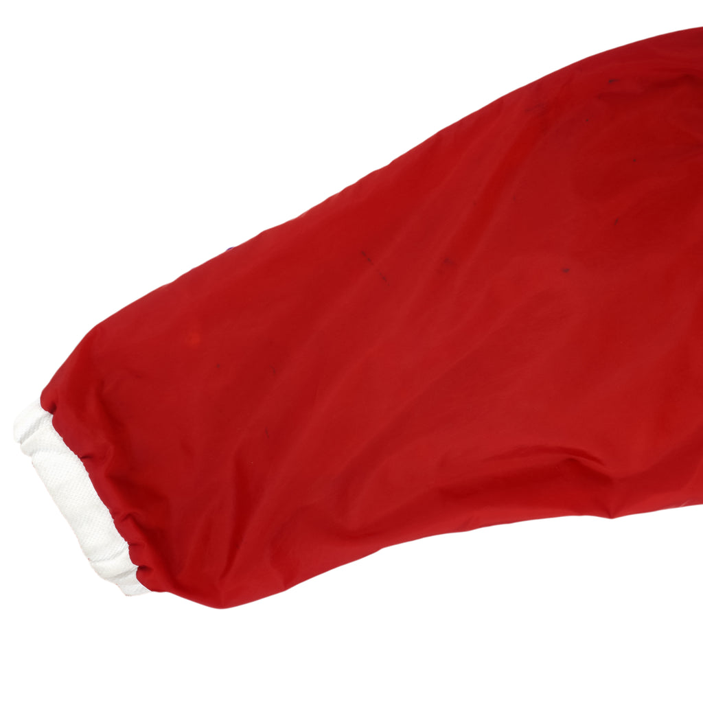 Nike - Red & Grey 1/2 Zip Reversible Jacket 1990s Large Vintage Retro