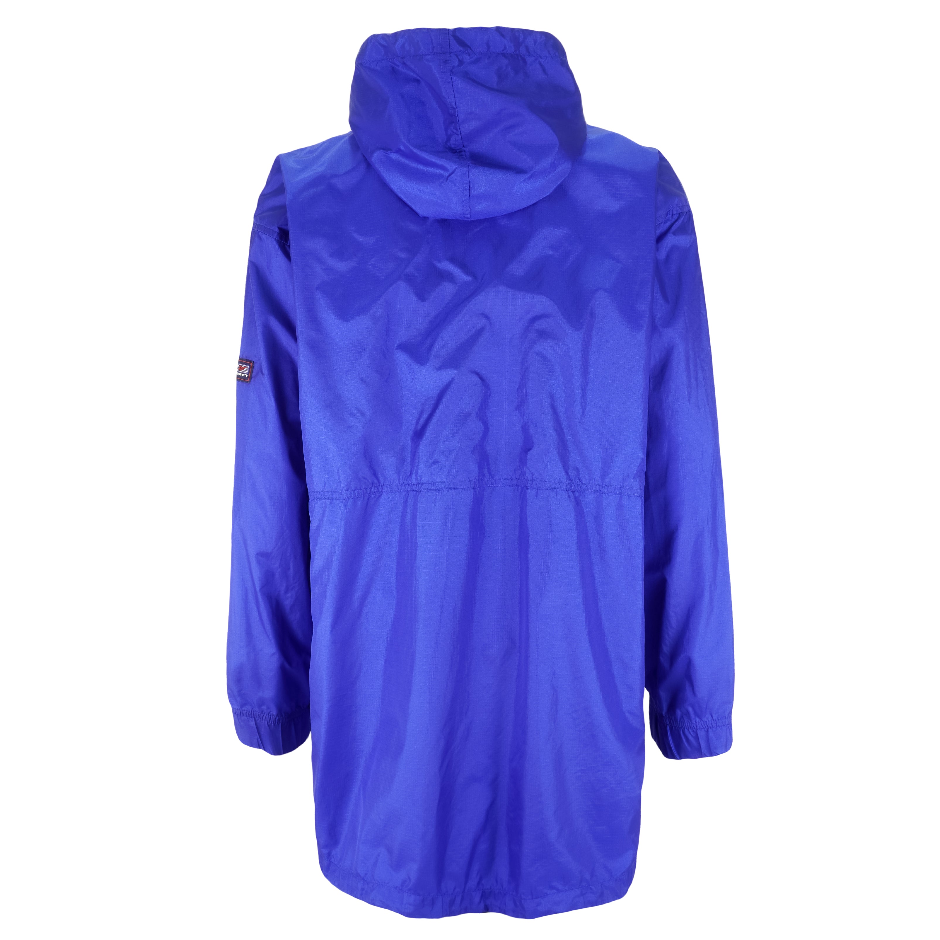 Reebok - Blue Hooded Windbreaker 1990s X-Large Vintage Retro