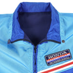 Vintage - Blue Honda Racing Team Reversible Jacket 1990s Medium Vintage Retro