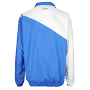 Lacoste - Blue & White Zip-Up Windbreaker 1990s X-Large Vintage Retro