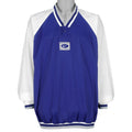 Nike - Blue & White Swoosh Pullover Windbreaker 1990s X-Large Vintage Retro