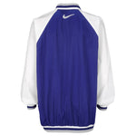 Nike - Blue & White Swoosh Pullover Windbreaker 1990s X-Large Vintage Retro