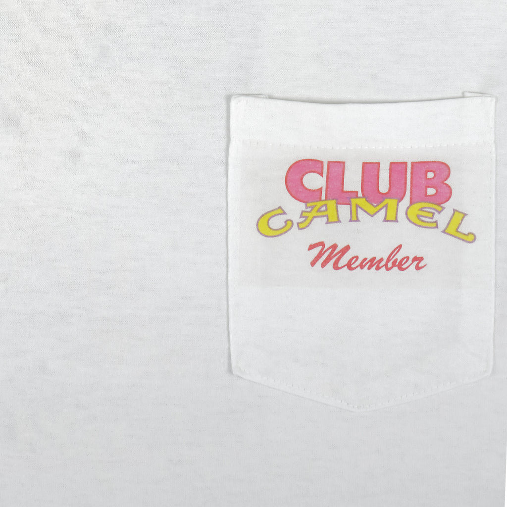 Vintage (Camel) - White Club Camel Member T-Shirt 1992 X-Large Vintage Retro