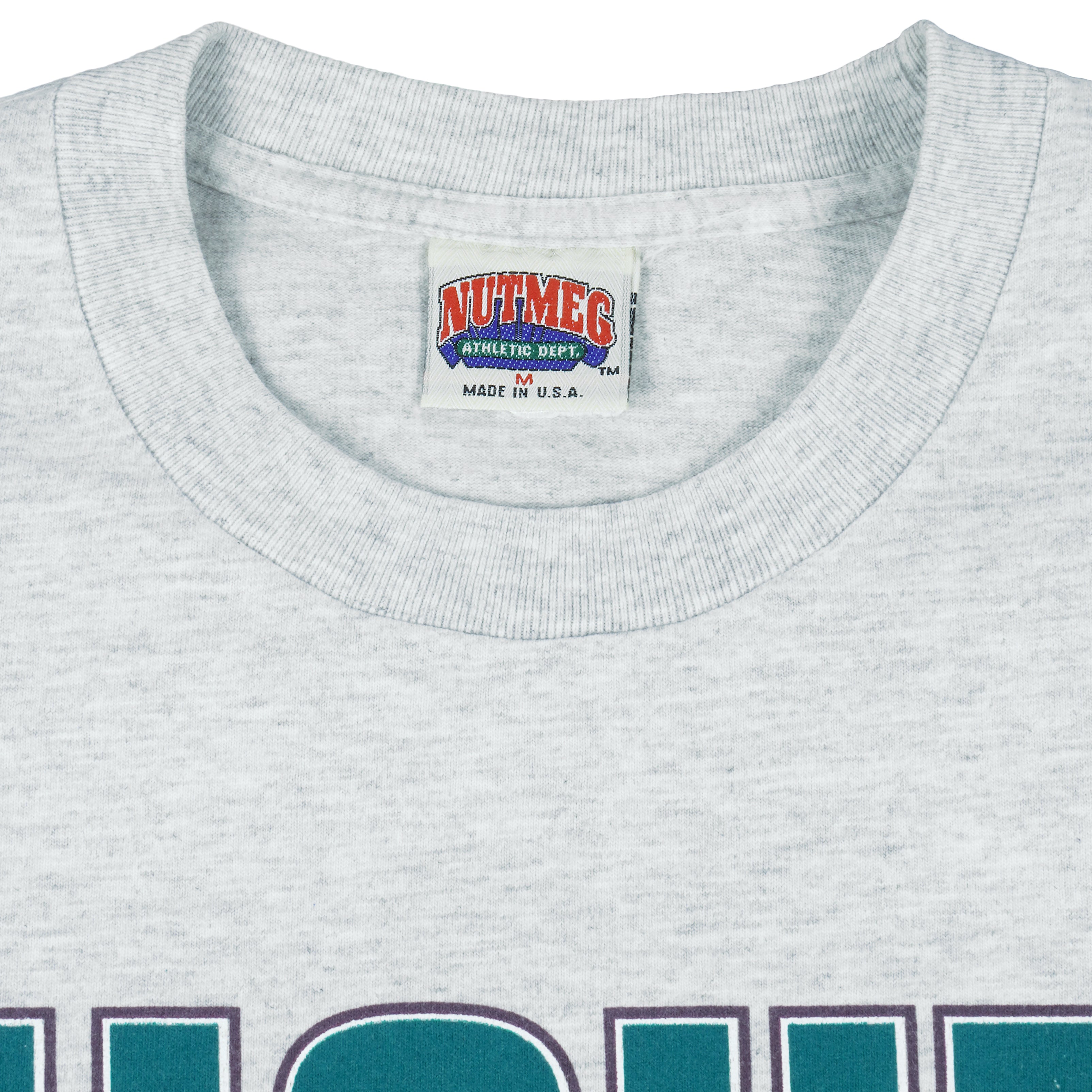 NHL (Nutmeg) - Anaheim Mighty Ducks Breakout T-Shirt 1990s Medium Vintage Retro Hockey