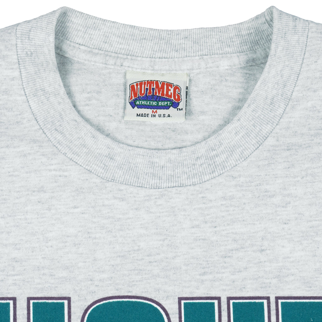 NHL (Nutmeg) - Anaheim Mighty Ducks Breakout T-Shirt 1990s Medium Vintage Retro Hockey