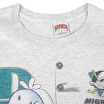 NHL (Nutmeg) - Mighty Ducks of Anaheim T-Shirt 1994 Large Vintage Retro Hockey