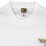 NHL (Heavy) - Boston Bruins Hockey Spell-Out T-Shirt 1990s Large Vintage Retro