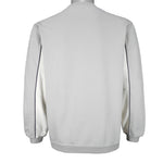 Umbro - Grey Embroidered V-Neck Sweatshirt 1990s Small Vintage Retro