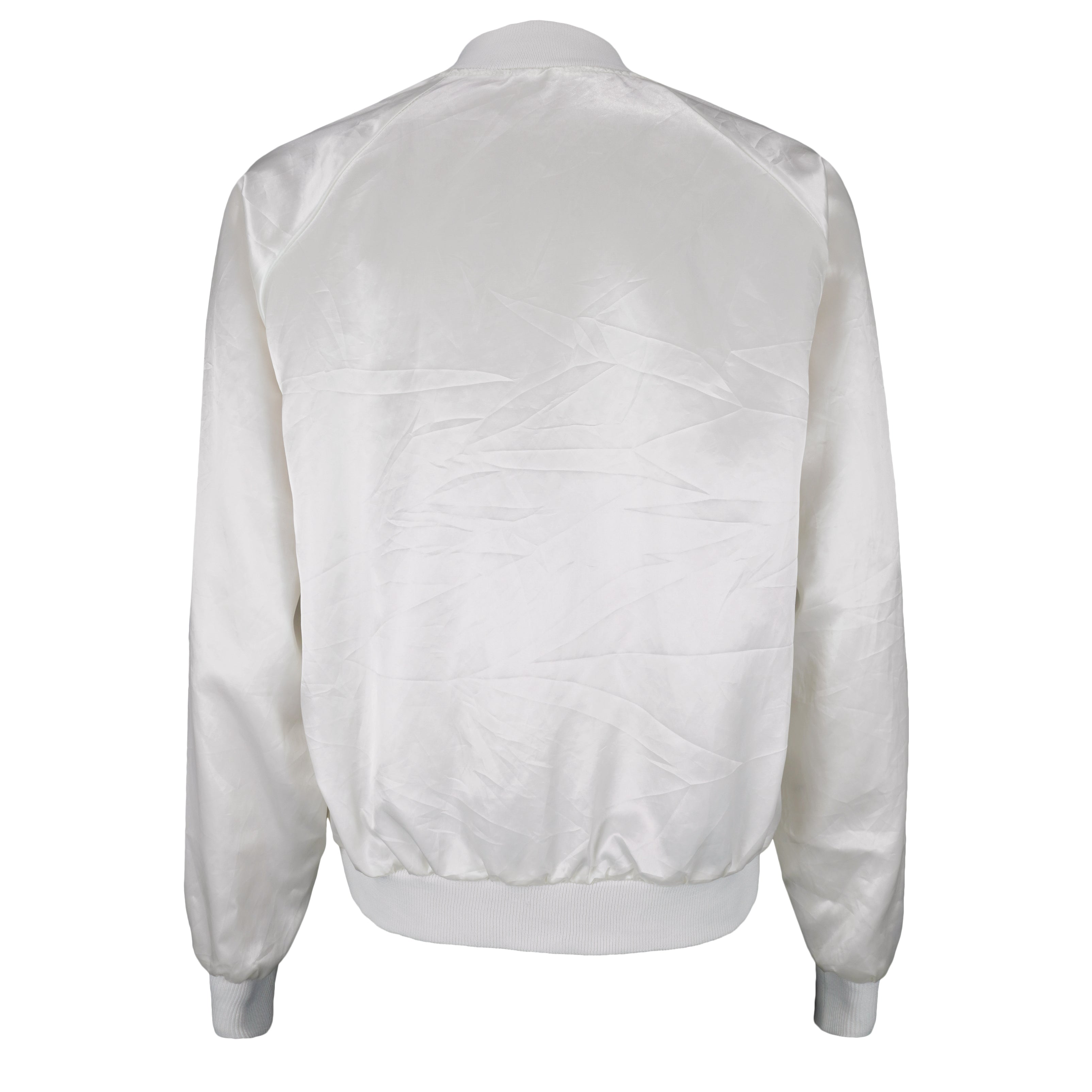 Vintage (Satins) - White NASA Spell-Out Jacket 1990s X-Large Vintage Retro
