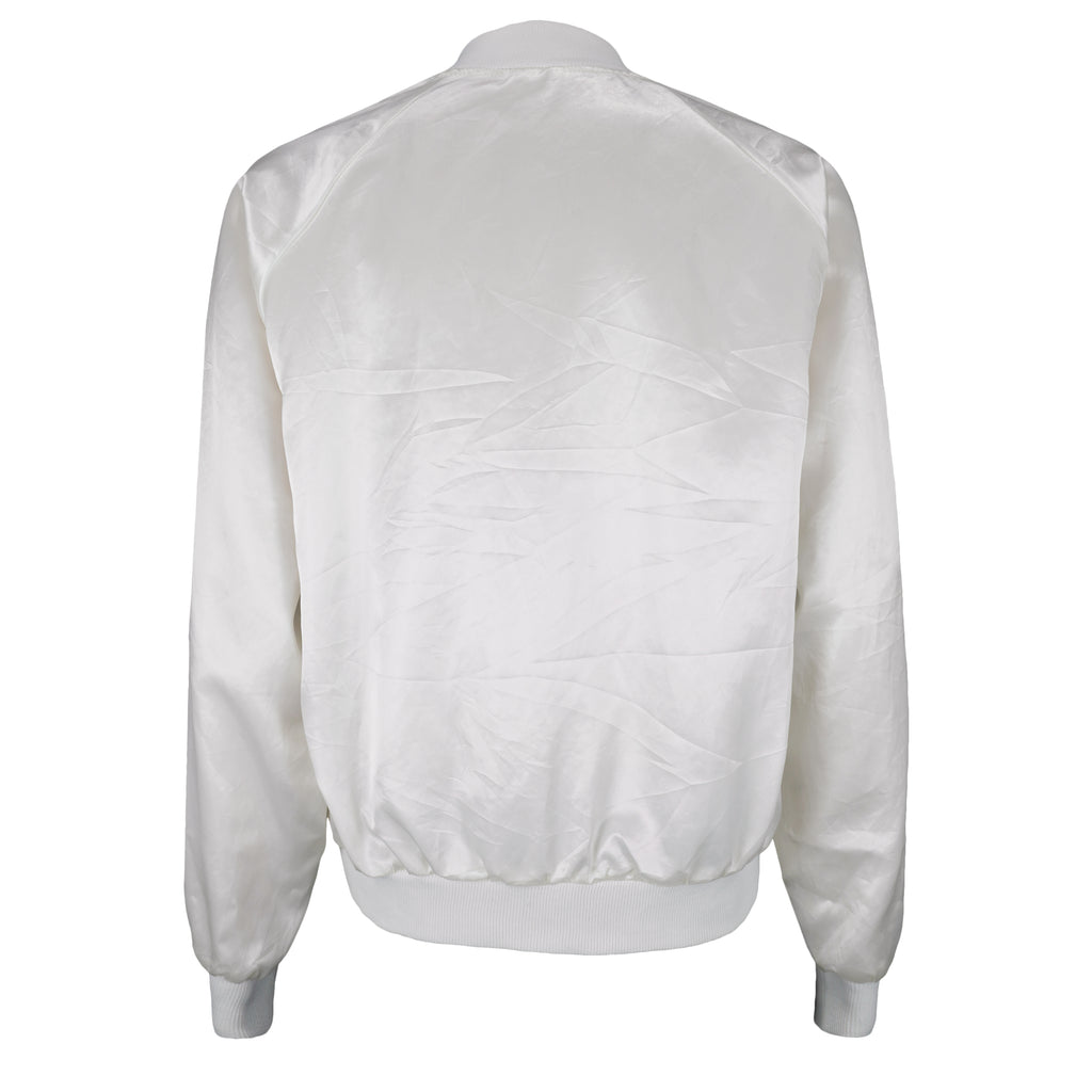 Vintage (Satins) - White NASA Spell-Out Jacket 1990s X-Large Vintage Retro