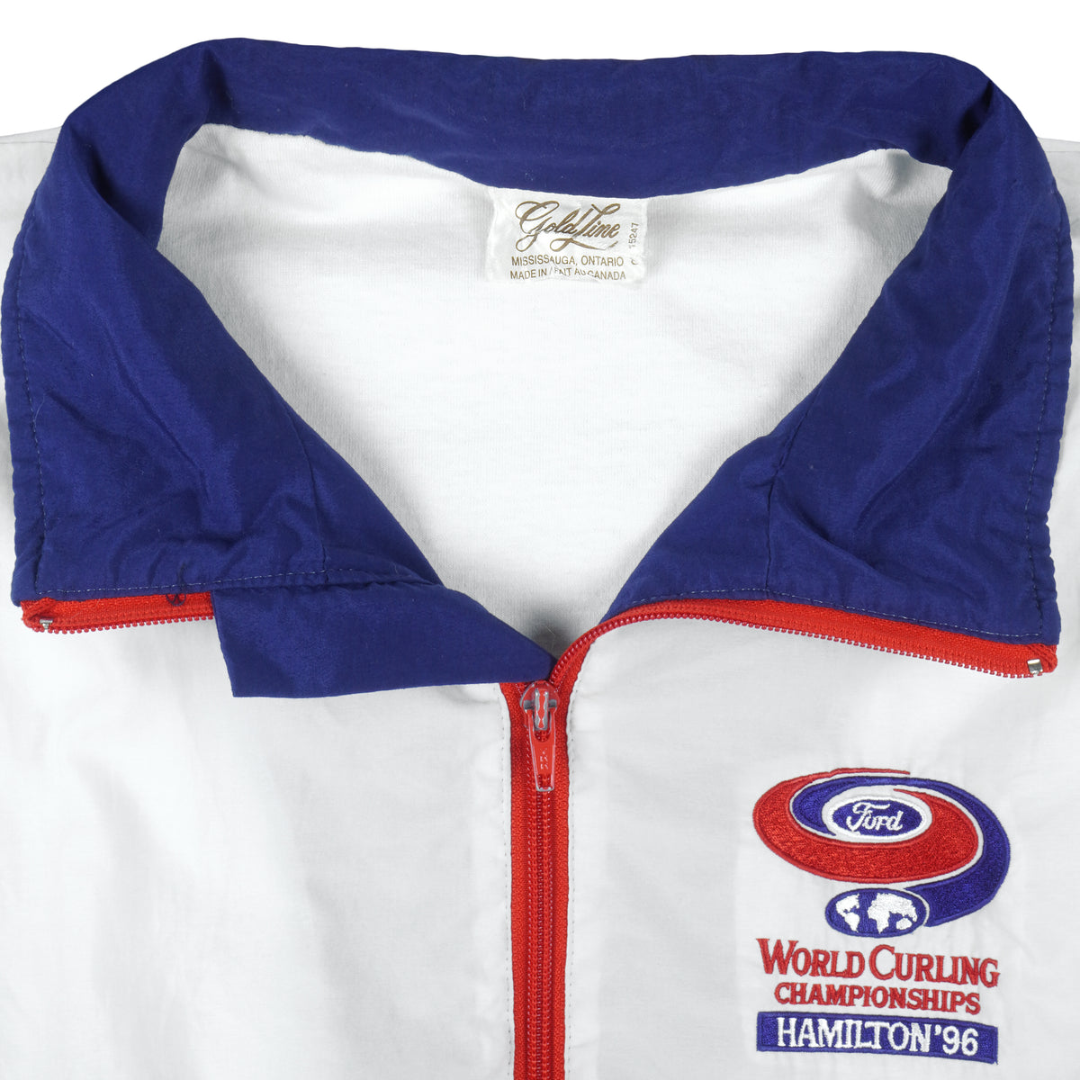 Vintage - Ford World Curling Championships Colorblock Jacket 1996 Large Vintage Retro
