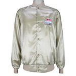 NASCAR (West Ark) - White Alan Kulwicki No.7 Satin Jacket 1990s X-Large Vintage Retro