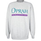 Vintage (Gear) - Grey The Oprah Winfrey Show Big Spell-Out Sweatshirt 1990s X-Large Vintage Retro
