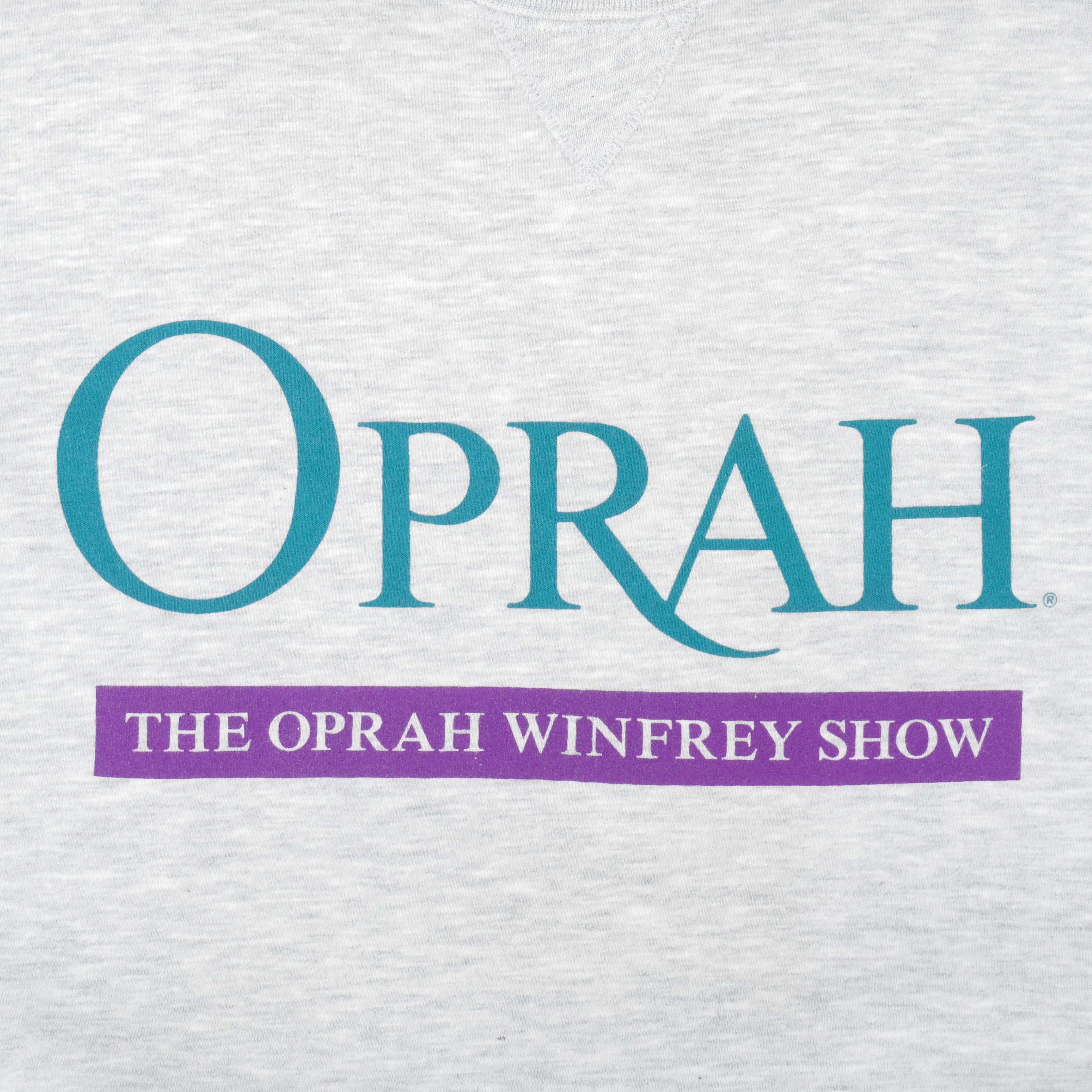 Vintage (Gear) - Grey The Oprah Winfrey Show Big Spell-Out Sweatshirt 1990s X-Large Vintage Retro