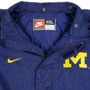Nike - Michigan Wolverines Zip-Up Jacket 1990s XX-Large Vintage Retro Football College