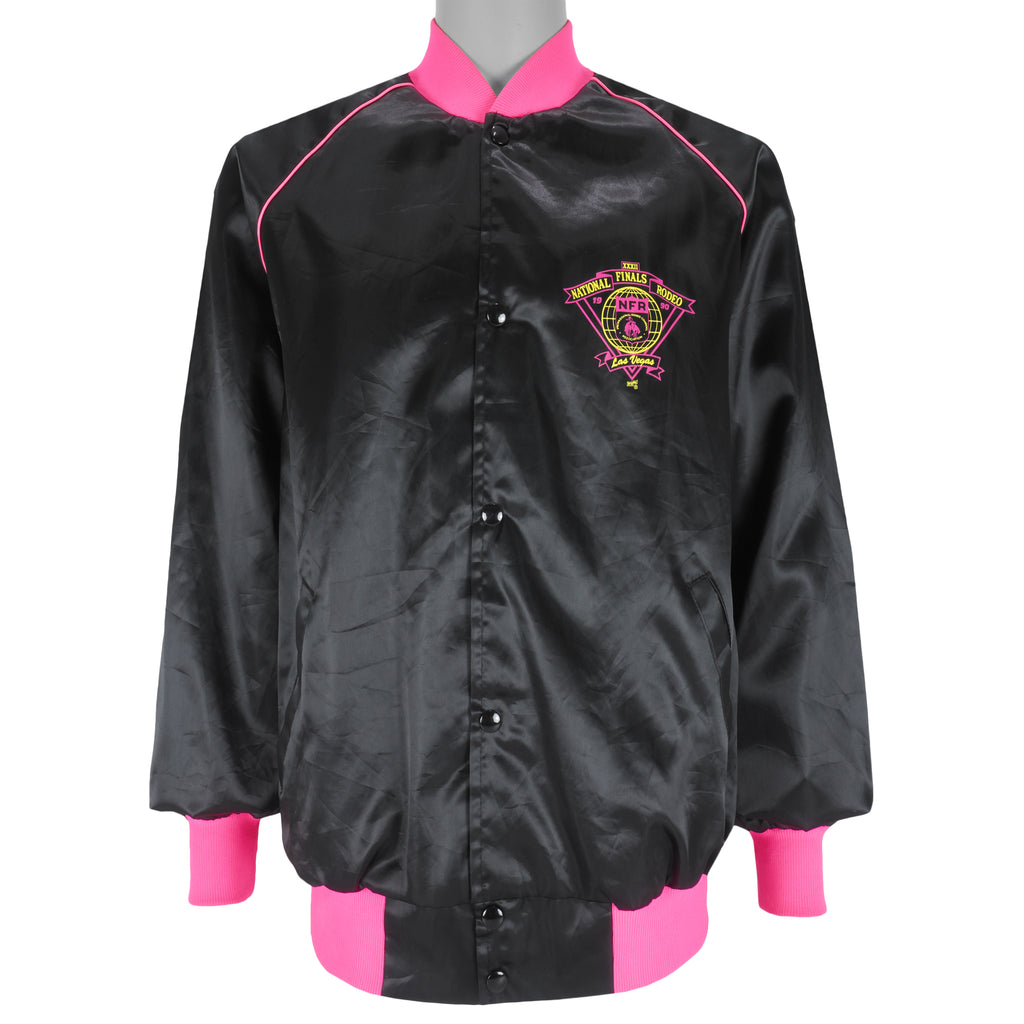 Vintage - Las Vegas Nation Final Rode Leather Jacket 1990s Large Vintage Retro