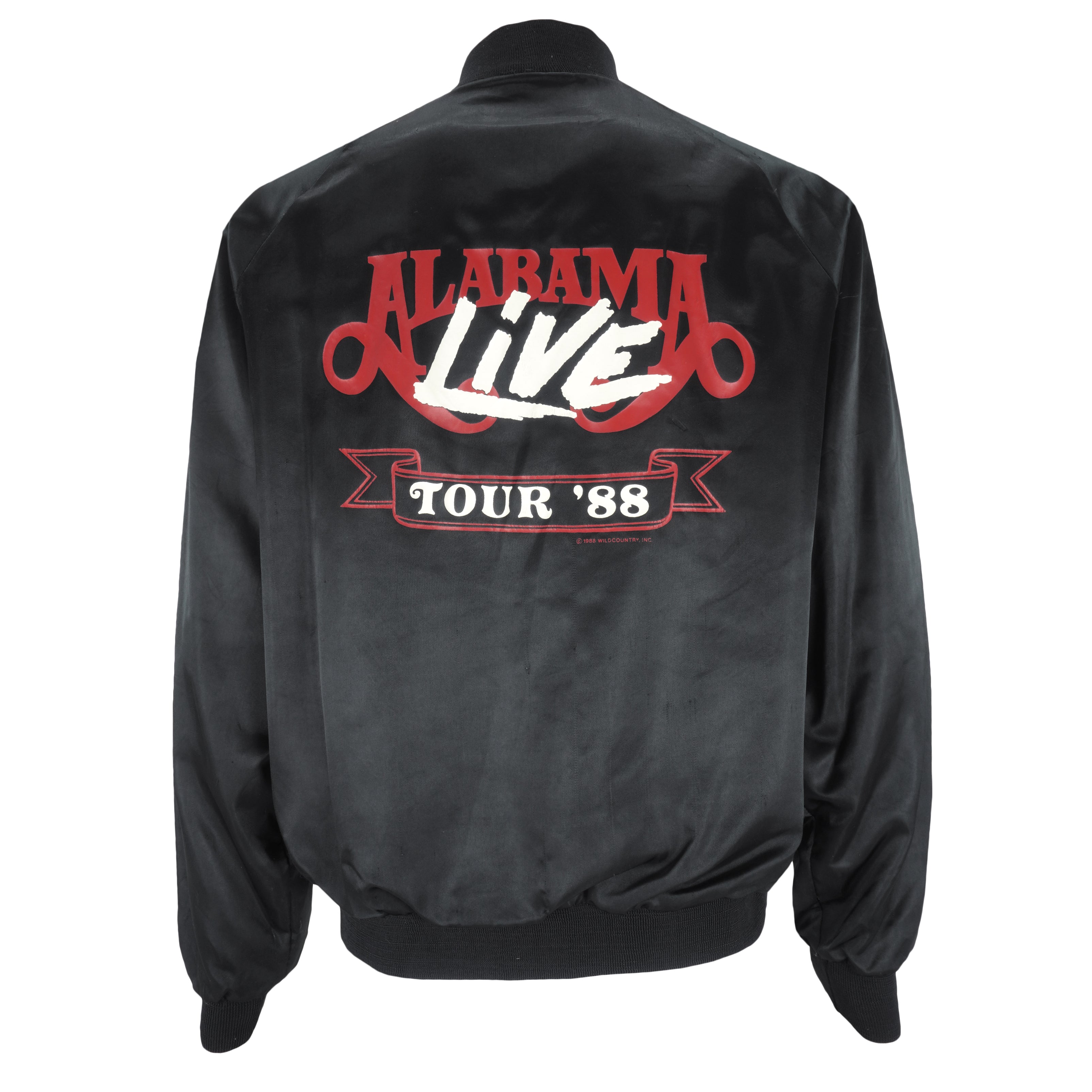 Vintage (Westark) - Alabama Live Tour Satin Jacket 1988 Large Vintage Retro