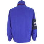 Vintage  (Chaps) - Blue Ralph Lauren Zip-Up Jacket 1990s Small Vintage Retro