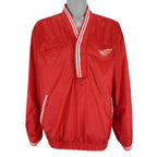 NHL (Pro Player) - Detroit Red Wings Pullover Windbreaker 1990s Medium Vintage Retro Hockey